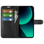 For Xiaomi 13T / 13T Pro Drop Protection Litchi Texture Stand Wallet Phone Case PU Leather Cover