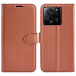For Xiaomi 13T / 13T Pro Drop Protection Litchi Texture Stand Wallet Phone Case PU Leather Cover