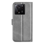 For Xiaomi 13T / 13T Pro Magnetic Closure Cover Wallet Stand PU Leather Case Calf Texture Anti-scratch Phone Shell
