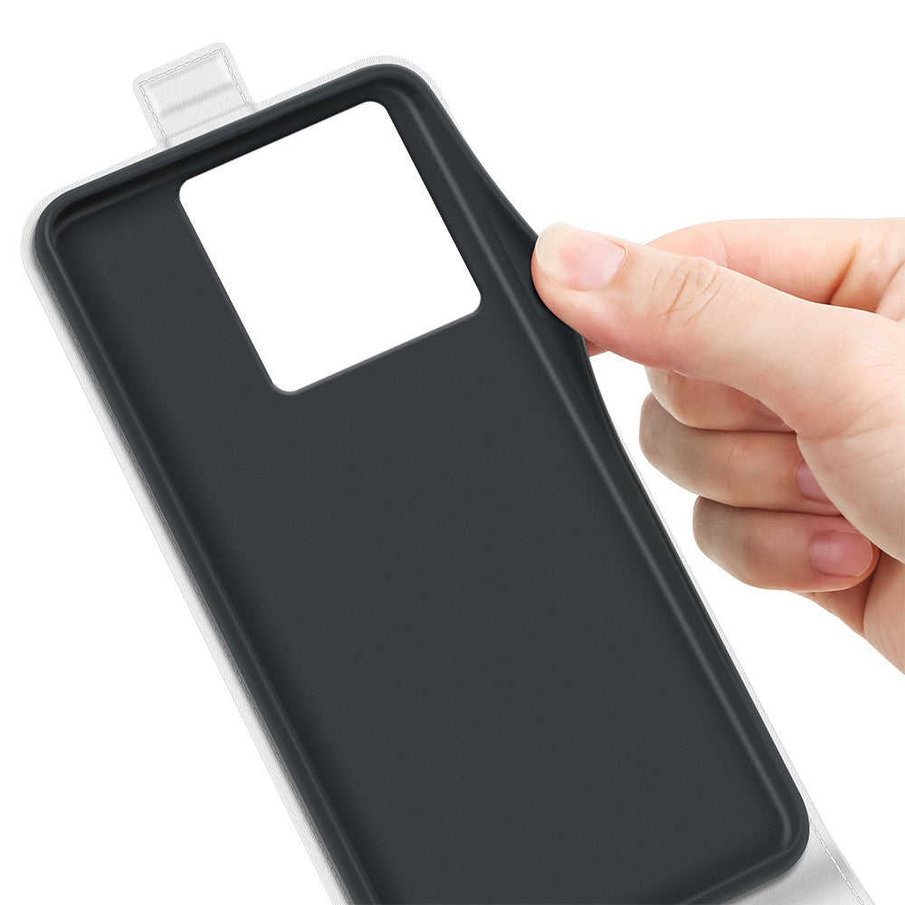 For Xiaomi 13T / 13T Pro / Redmi K60 Ultra Vertical Flip Card Holder Phone Shell Crazy Horse Texture Cover Leather Case