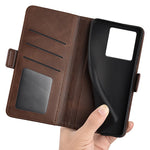 For Xiaomi 13T / 13T Pro Fall Protection Calf Texture Phone Cover Leather Wallet Stand Flip Case