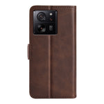 For Xiaomi 13T / 13T Pro Fall Protection Calf Texture Phone Cover Leather Wallet Stand Flip Case