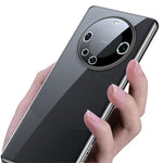 SULADA For Huawei Mate 60 Clear Protective Phone Case Straight Edge Electroplating TPU Cover