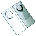 SULADA For Huawei Mate 60 Clear Protective Phone Case Straight Edge Electroplating TPU Cover