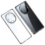 SULADA For Huawei Mate 60 Pro / Mate 60 Pro+ TPU Phone Case Electroplating Straight Edge Clear Back Cover