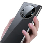 SULADA For Huawei Mate 60 Pro / Mate 60 Pro+ TPU Phone Case Electroplating Straight Edge Clear Back Cover
