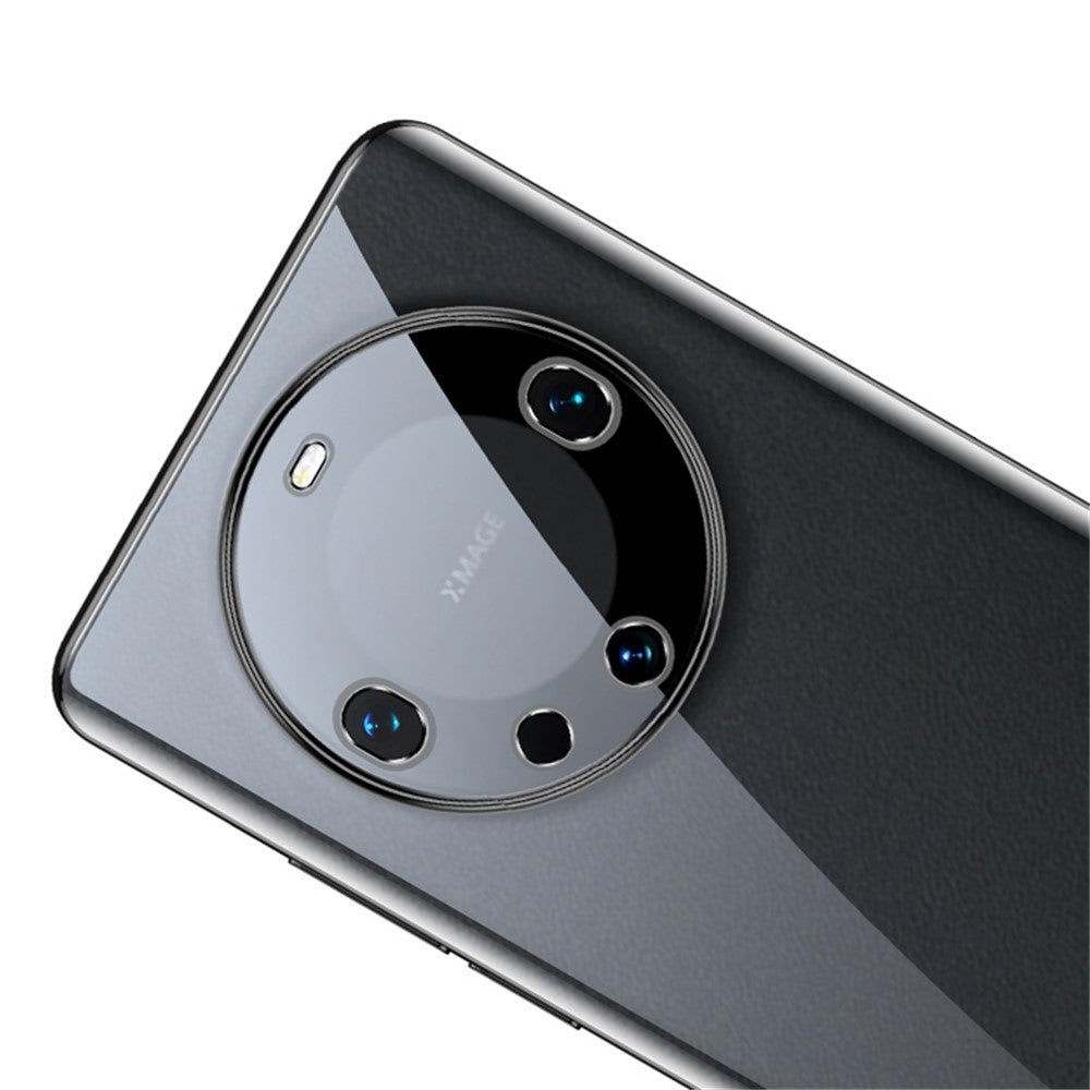 SULADA For Huawei Mate 60 Pro / Mate 60 Pro+ TPU Phone Case Electroplating Straight Edge Clear Back Cover
