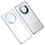SULADA For Huawei Mate 60 Pro / Mate 60 Pro+ TPU Phone Case Electroplating Straight Edge Clear Back Cover