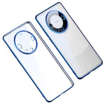 SULADA For Huawei Mate 60 Pro / Mate 60 Pro+ TPU Phone Case Electroplating Straight Edge Clear Back Cover