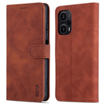 AZNS För Xiaomi Redmi Note 12 Turbo / Poco F5 5G Läderfodral med fallskydd, fällbart stativ, plånboksfodral