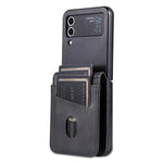 AZNS For Samsung Galaxy Z Flip4 5G Case PU Leather Card Holder Phone Cover