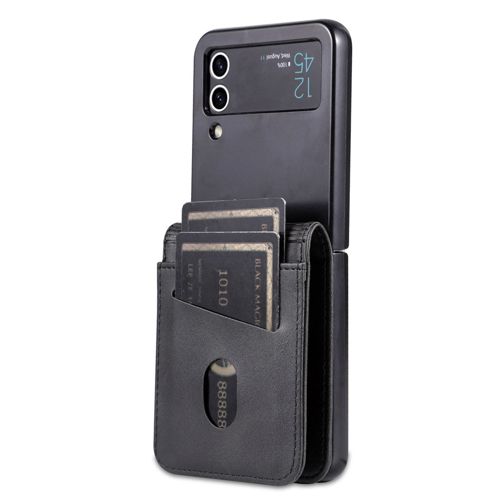 AZNS For Samsung Galaxy Z Flip4 5G Case PU Leather Card Holder Phone Cover