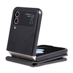 AZNS For Samsung Galaxy Z Flip4 5G Case PU Leather Card Holder Phone Cover