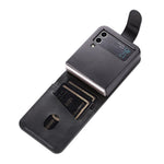 AZNS For Samsung Galaxy Z Flip4 5G Case PU Leather Card Holder Phone Cover