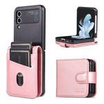 AZNS For Samsung Galaxy Z Flip4 5G Case PU Leather Card Holder Phone Cover