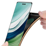 SULADA For Huawei Mate 60 Electroplating Litchi Texture Cover PU Leather Coated PC+TPU Phone Case
