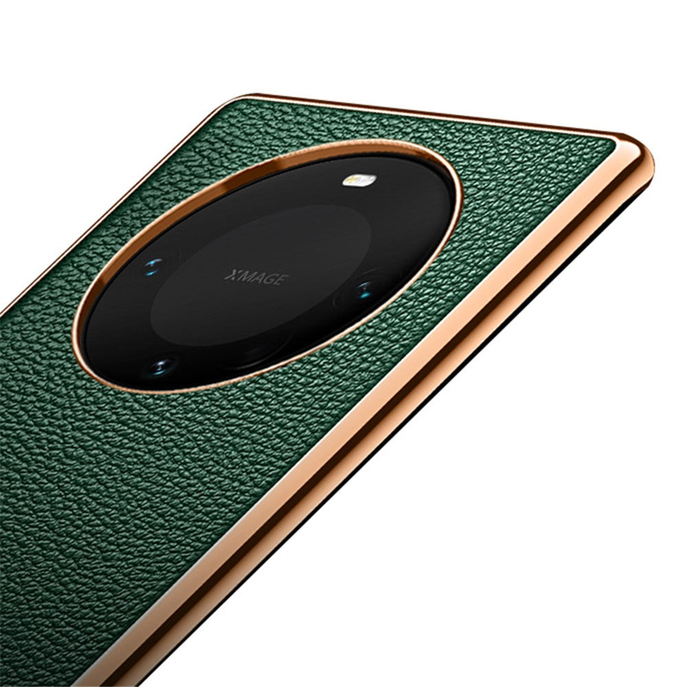 SULADA For Huawei Mate 60 Pro+ / 60 Pro Litchi Texture Phone Cover PU Leather+PC+TPU Anti-drop Case