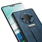 SULADA Fashion Series for Huawei Mate 60 Pro / 60 Pro+ Retractable Strap Kickstand Cover Leather+PC+TPU Phone Case