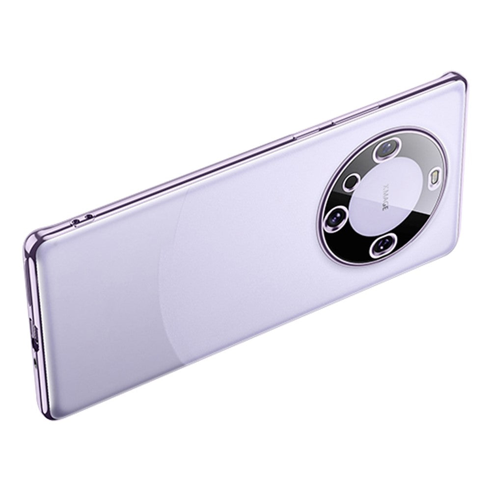 For Huawei Mate 60 Pro+ Case Vacuum Electroplating AG Fingerprint-Proof TPU Phone Cover