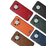 SULADA For Huawei Mate 60 Pro / 60 Pro+ PU Leather Coated TPU+PC Phone Cover Anti-fall Back Case