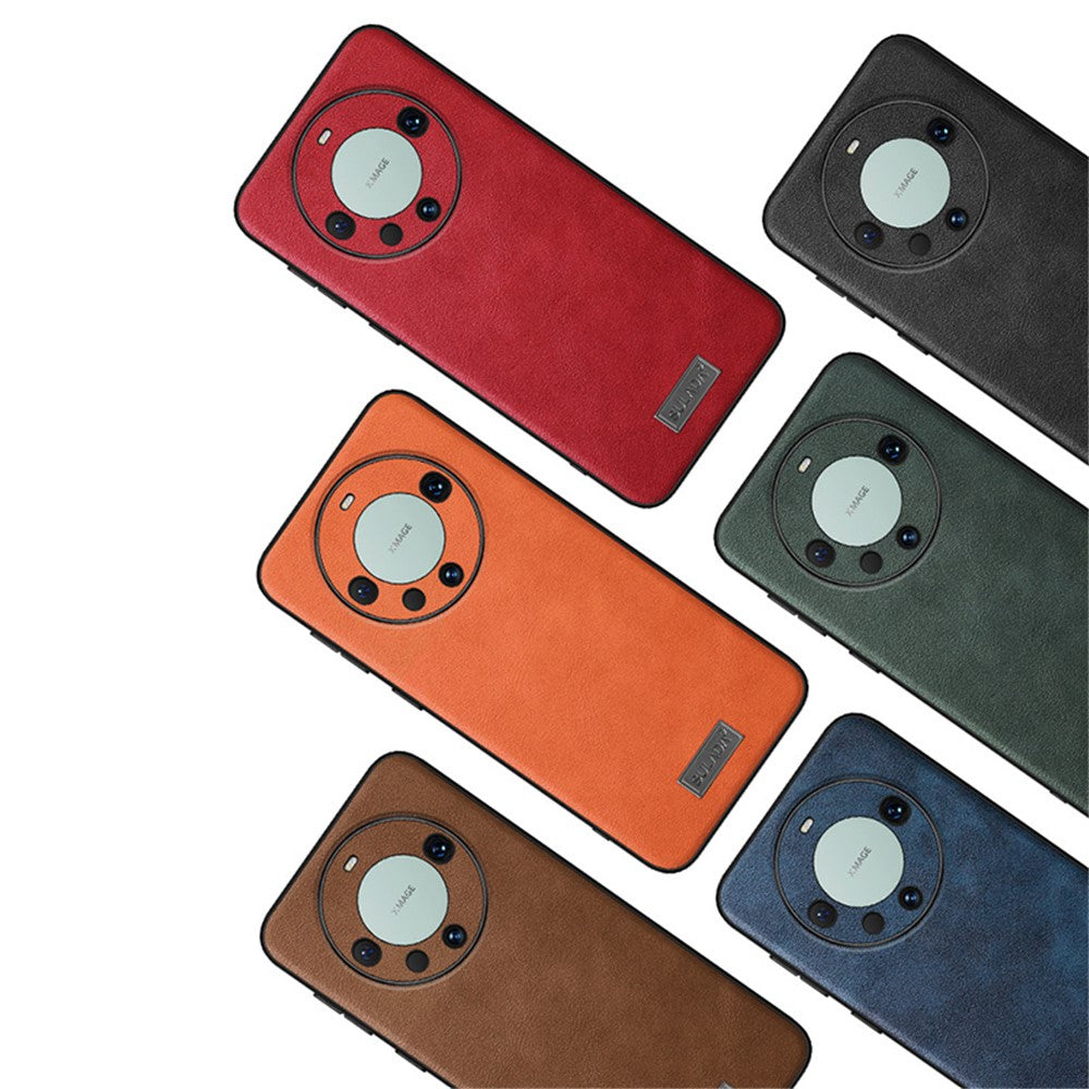 SULADA For Huawei Mate 60 PU Leather+TPU+PC Cell Phone Cover Anti-scratch Back Case