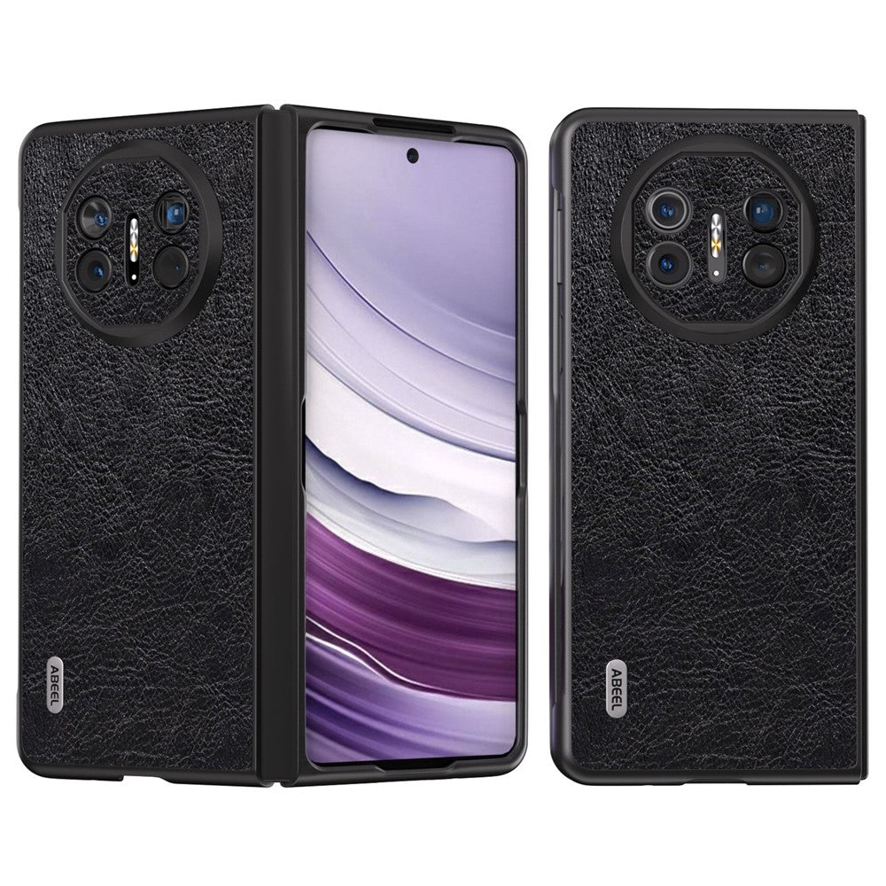 ABEEL For Huawei Mate X5 Case PU Leather+TPU+PC Retro Litchi Texture Phone Shell