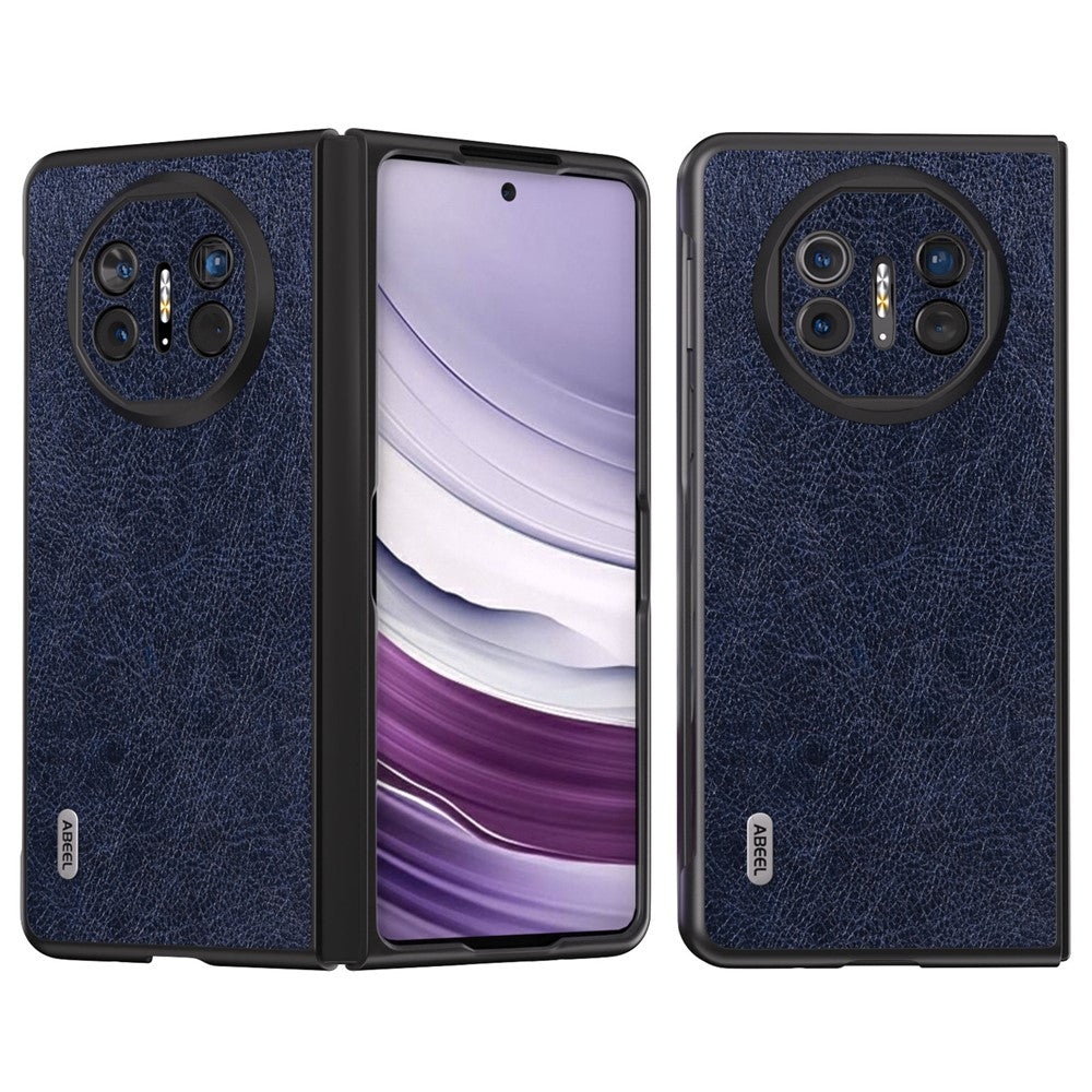 ABEEL For Huawei Mate X5 Case PU Leather+TPU+PC Retro Litchi Texture Phone Shell