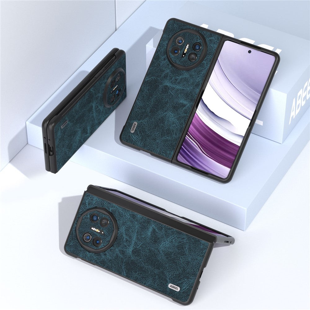 ABEEL För Huawei Mate X5 Fodral Litchi Texture PU Läder+TPU+PC Anti-dropp mobilskal