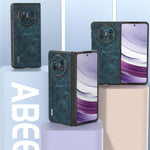 ABEEL För Huawei Mate X5 Fodral Litchi Texture PU Läder+TPU+PC Anti-dropp mobilskal