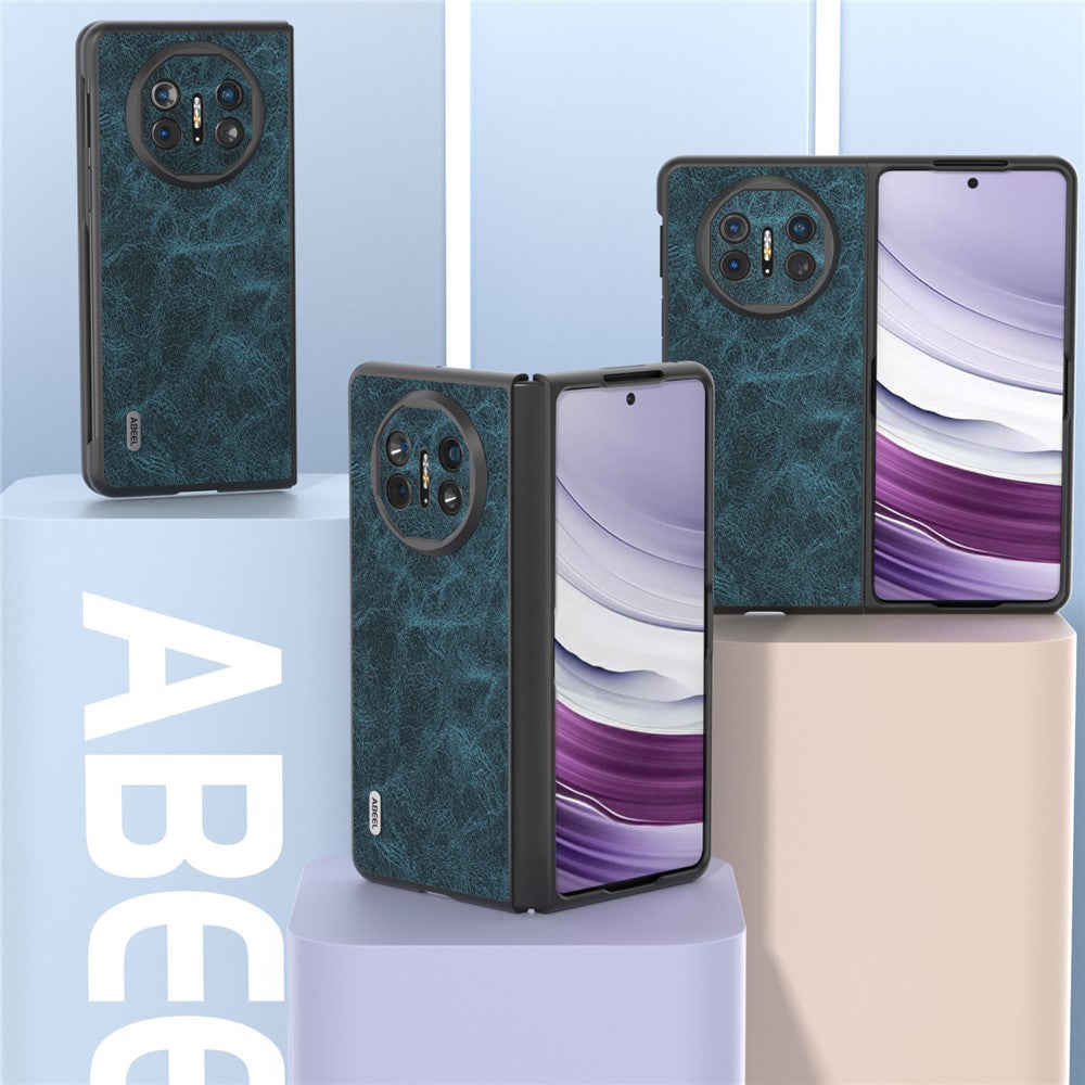 ABEEL För Huawei Mate X5 Fodral Litchi Texture PU Läder+TPU+PC Anti-dropp mobilskal