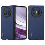 ABEEL For Huawei Mate X5 Case Genuine Cow Leather+TPU+PC Litchi Texture Phone Cover