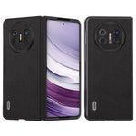 ABEEL For Huawei Mate X5 Case Genuine Cow Leather+TPU+PC Litchi Texture Phone Cover