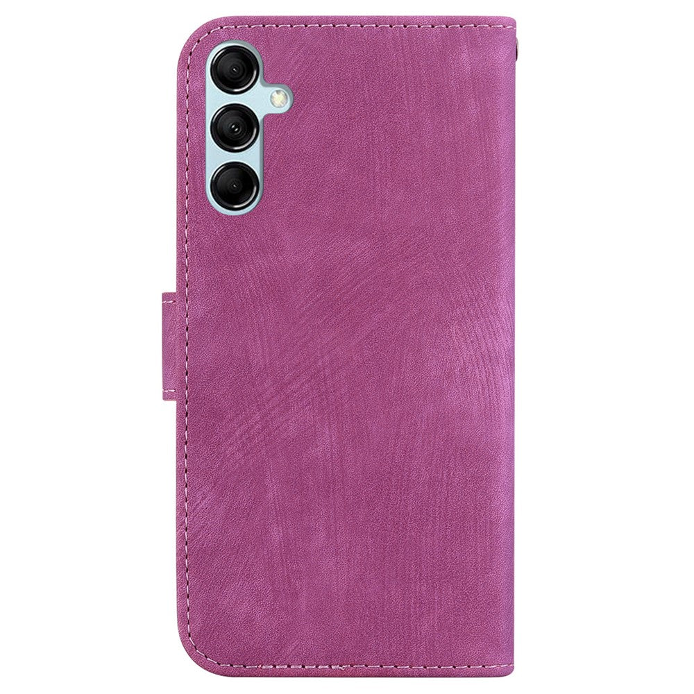 For Samsung Galaxy M34 5G / F34 5G Wallet Stand Leather Case Cute Tiger Imprint Phone Cover