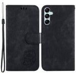 For Samsung Galaxy M34 5G / F34 5G Wallet Stand Leather Case Cute Tiger Imprint Phone Cover