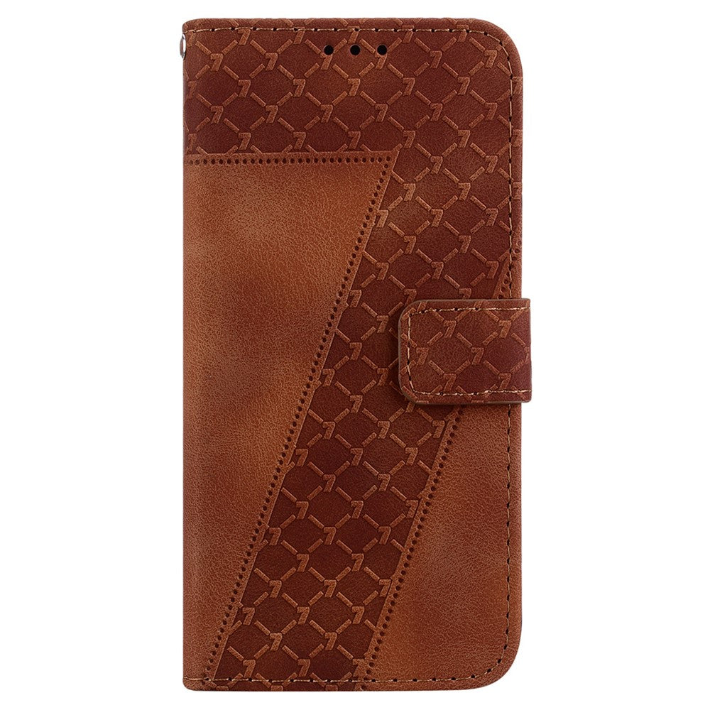 For Samsung Galaxy M34 5G / F34 5G Phone Leather Case 7-Shape Imprinted Wallet Stand Cover