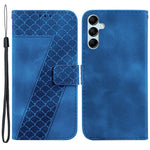 For Samsung Galaxy M34 5G / F34 5G Phone Leather Case 7-Shape Imprinted Wallet Stand Cover