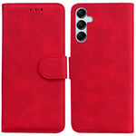 For Samsung Galaxy M34 5G / F34 5G Solid Color Wallet Phone Case PU Leather Stand Cover