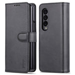 AZNS For Samsung Galaxy Z Fold4 5G Case PU Leather + PC Anti-scratch Wallet Phone Cover