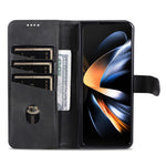 AZNS For Samsung Galaxy Z Fold4 5G Case PU Leather + PC Anti-scratch Wallet Phone Cover