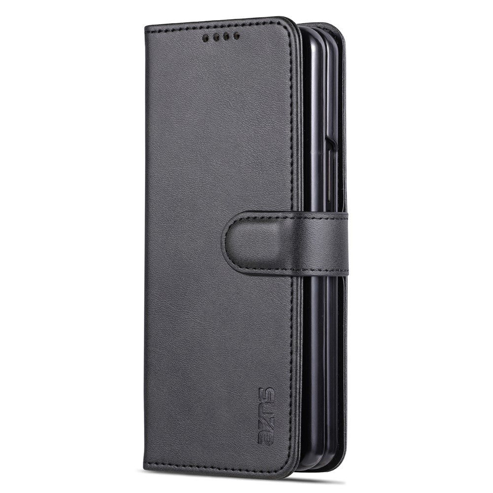 AZNS For Samsung Galaxy Z Fold4 5G Case PU Leather + PC Anti-scratch Wallet Phone Cover