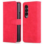 AZNS For Samsung Galaxy Z Fold4 5G Case PU Leather + PC Anti-scratch Wallet Phone Cover