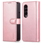 AZNS For Samsung Galaxy Z Fold4 5G Case PU Leather + PC Anti-scratch Wallet Phone Cover