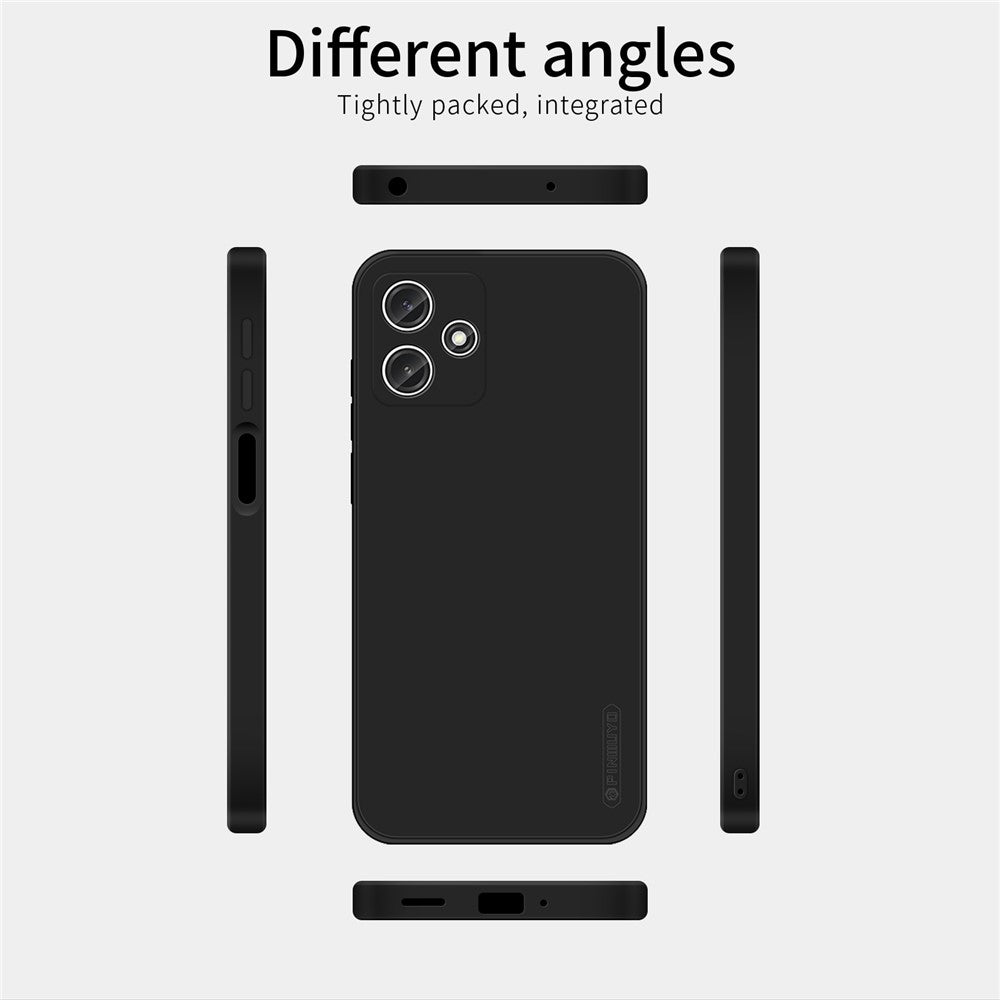 PINWUYO JK Touching Series för Xiaomi Redmi 12 5G (Global) / Redmi Note 12R 5G / Poco M6 Pro 5G-skal mjukt TPU-mobilskal