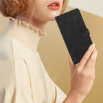 For Huawei Mate 60 Case Folio Flip Solid Color Skin-touch Phone Stand Leather Cover