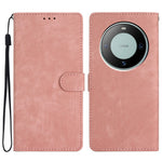 For Huawei Mate 60 Pro Case Skin-touch Leather Cover Solid Color Phone Shell