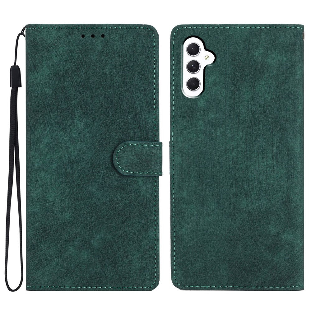 For Samsung Galaxy A05s 4G Case Skin-touch Feeling PU Leather Phone Cover