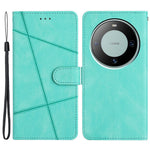 For Huawei Mate 60 Pro Crazy Horse Texture PU Leather Wallet Stand Case Imprinted Lines Phone Cover