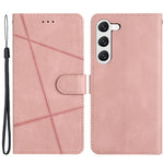 Til Samsung Galaxy A05s 4G pung PU-læder stander etui prægede linjer Crazy Horse-tekstur telefoncover