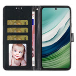 For Huawei Mate 60 Pro Glittery PU Leather Phone Case Anti-fall Wallet Stand Cover