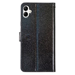Til Samsung Galaxy A05 4G Glittery PU-læderpung Telefoncover Stødsikkert Flip Stand-cover
